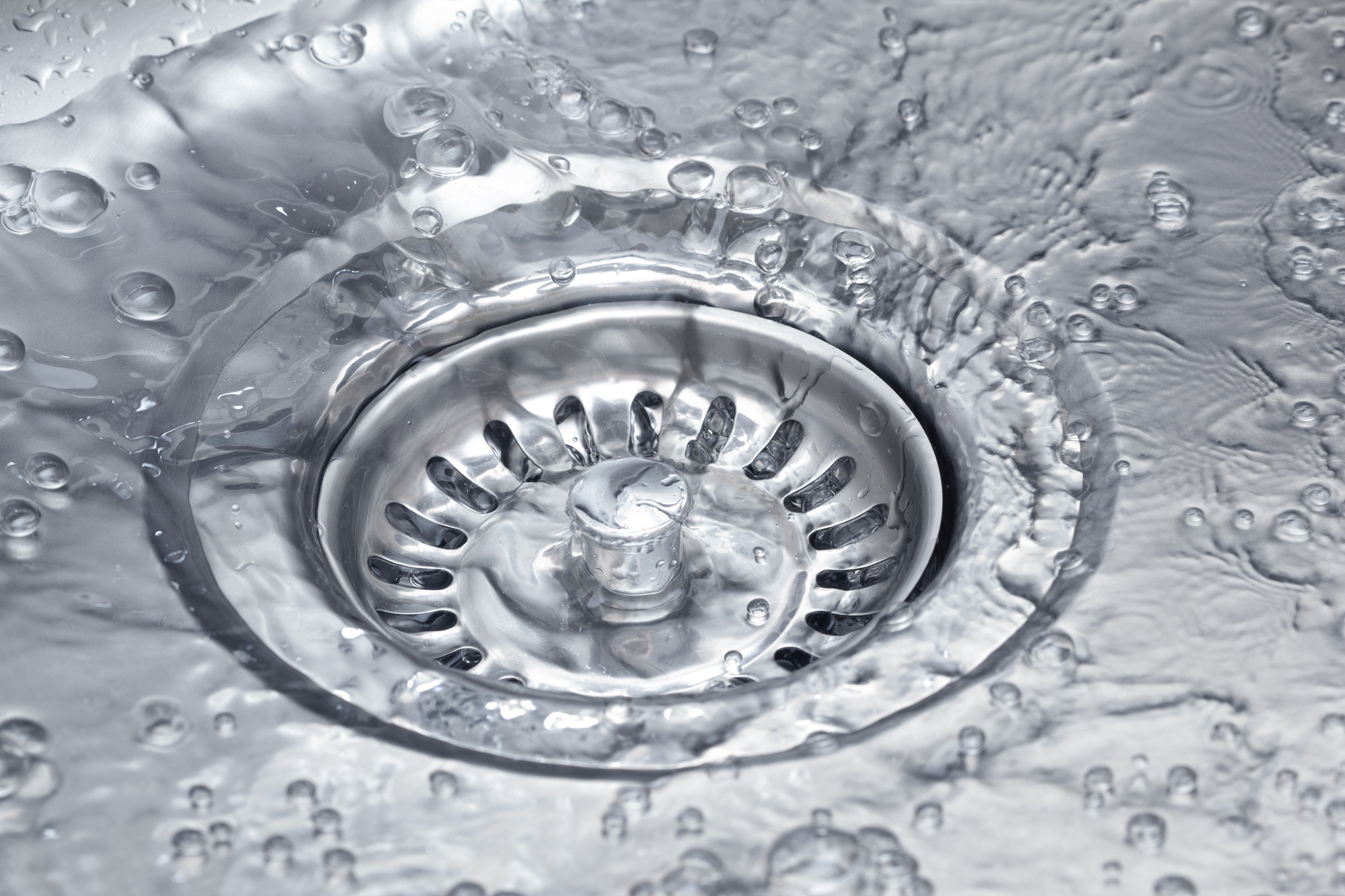 Stainless steel kitchen sink drain